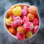 liquid nitrogen puffs dessert